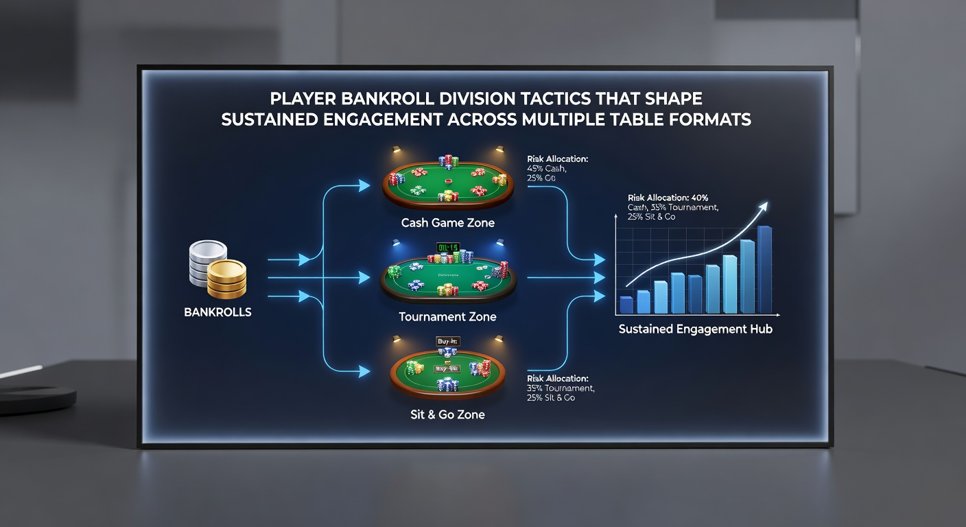Detailed view of bankroll allocation strategy across table games