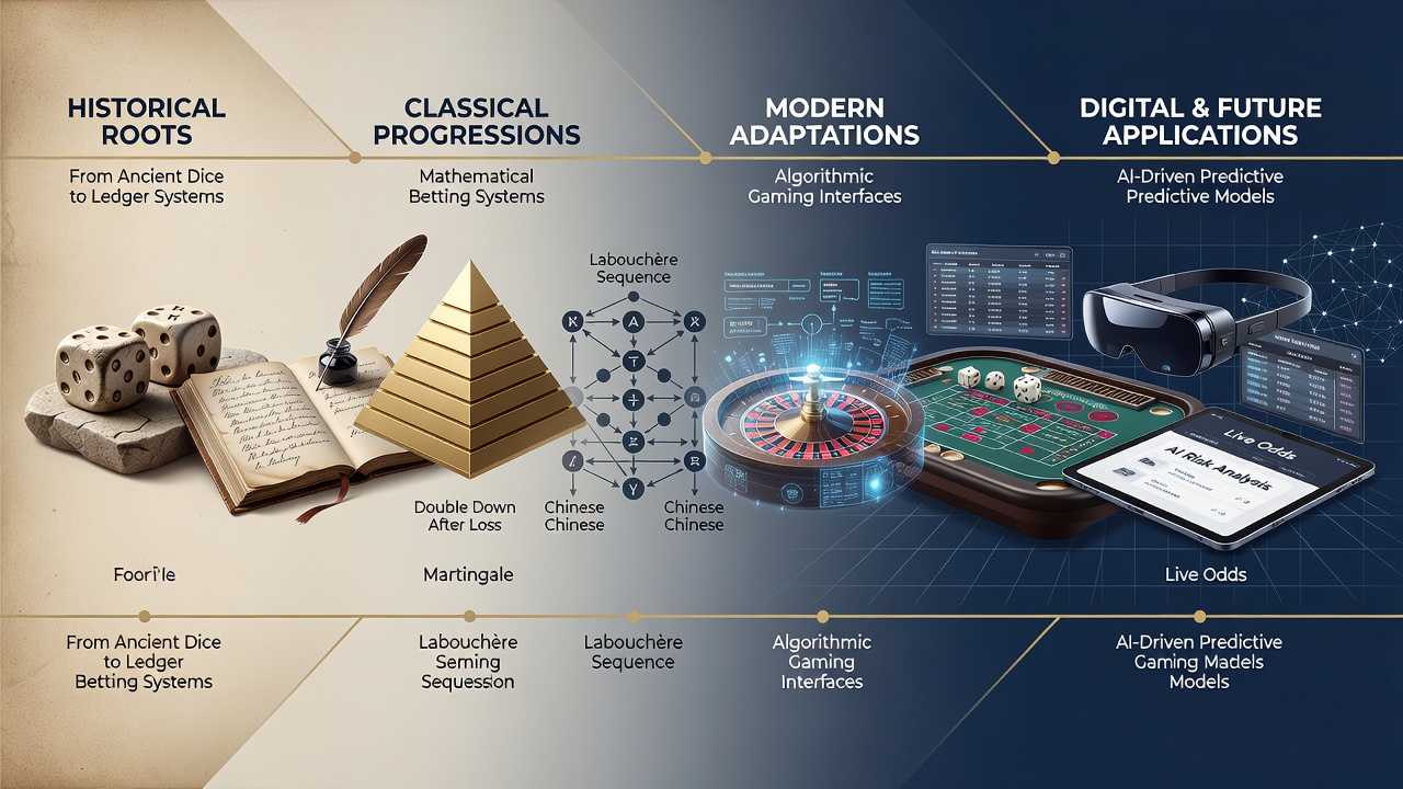 Modern digital interface displaying betting progression software used in online gaming platforms